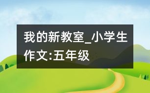 我的新教室_小學(xué)生作文:五年級