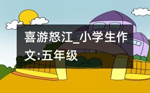 喜游怒江_小學(xué)生作文:五年級(jí)