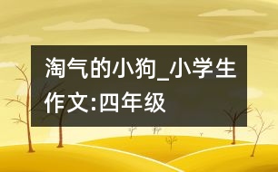 淘氣的小狗_小學生作文:四年級