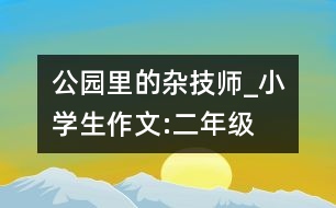 公園里的雜技師_小學生作文:二年級