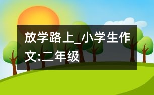 放學(xué)路上_小學(xué)生作文:二年級