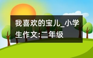 我喜歡的寶兒_小學生作文:二年級