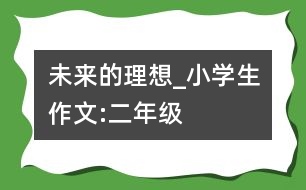 未來的理想_小學生作文:二年級