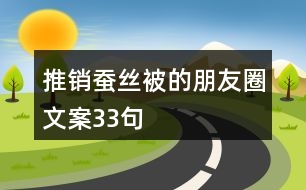 推銷(xiāo)蠶絲被的朋友圈文案33句