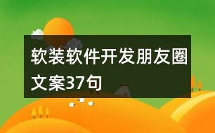 軟裝軟件開發(fā)朋友圈文案37句