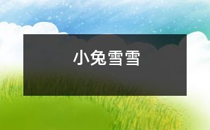 小兔雪雪