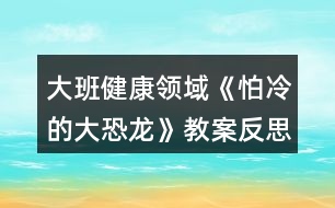 大班健康領域《怕冷的大恐龍》教案反思