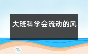 大班科學(xué)：會流動(dòng)的風(fēng)