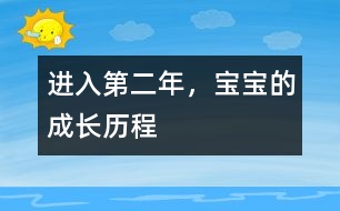 進入第二年，寶寶的成長歷程